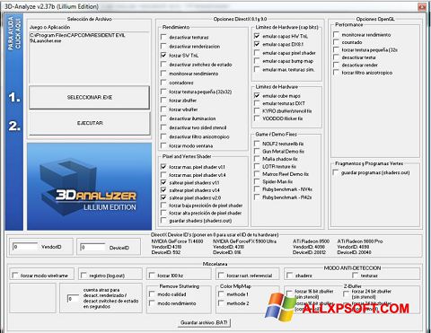 ภาพหน้าจอ 3D-Analyze สำหรับ Windows XP