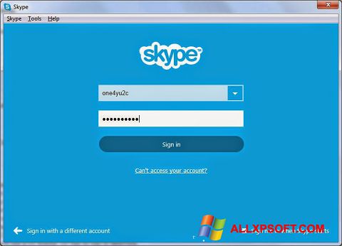 ภาพหน้าจอ Skype Setup Full สำหรับ Windows XP