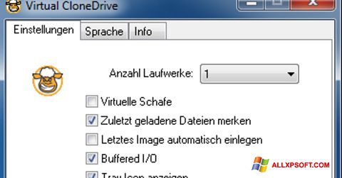 ภาพหน้าจอ Virtual CloneDrive สำหรับ Windows XP