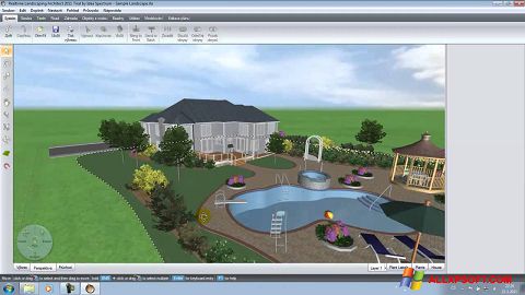 ภาพหน้าจอ Realtime Landscaping Architect สำหรับ Windows XP
