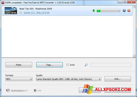 ภาพหน้าจอ Free YouTube to MP3 Converter สำหรับ Windows XP