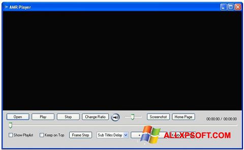 ภาพหน้าจอ AMR Player สำหรับ Windows XP
