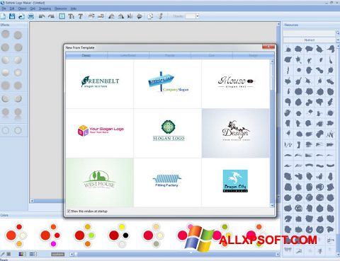 ภาพหน้าจอ Sothink Logo Maker สำหรับ Windows XP