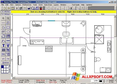 ภาพหน้าจอ Home Plan Pro สำหรับ Windows XP