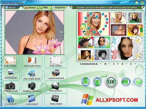 ภาพหน้าจอ Photo Booth สำหรับ Windows XP