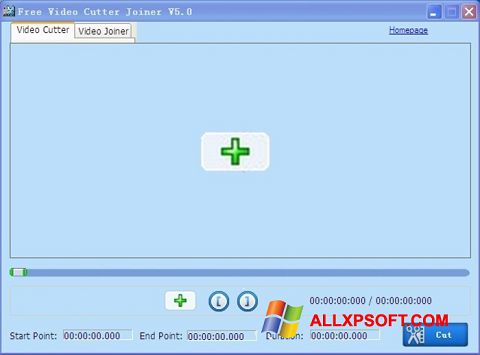 ภาพหน้าจอ Free Video Cutter สำหรับ Windows XP