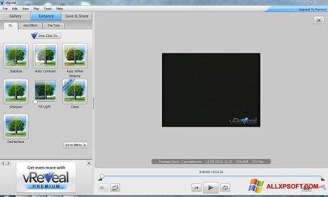 ภาพหน้าจอ vReveal สำหรับ Windows XP