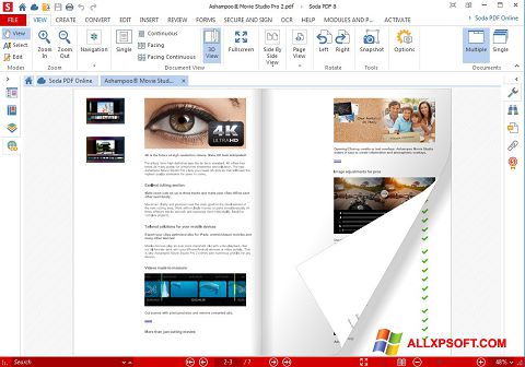 ภาพหน้าจอ Soda PDF สำหรับ Windows XP