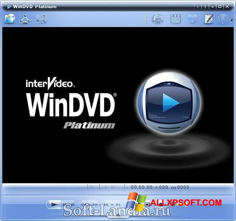 ภาพหน้าจอ WinDVD สำหรับ Windows XP
